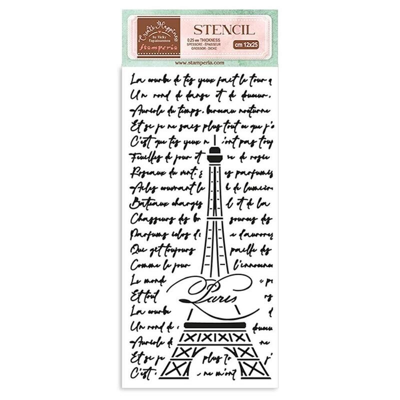 Stamperia - Oh La La - Thick Stencil - Tour Eiffel