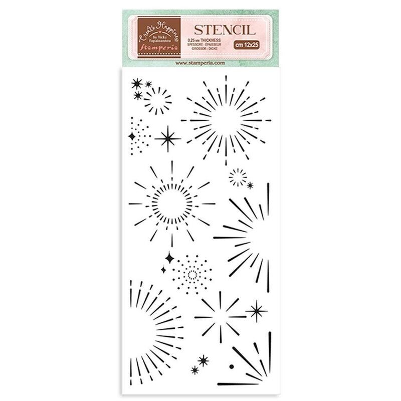Stamperia - Oh La La - Thick Stencil - Stars