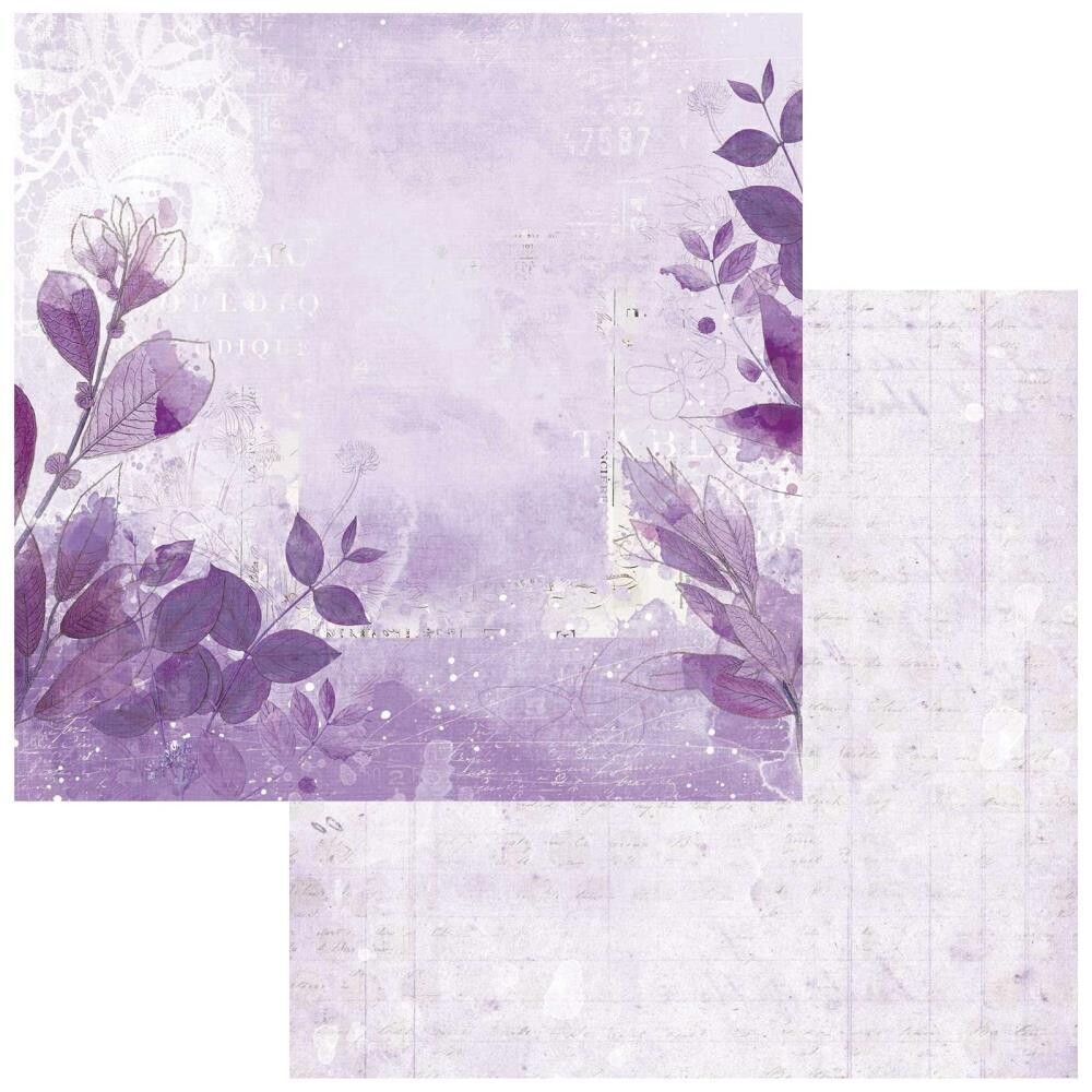 49 and Market - Lavender Colour Swatch - 12&quot;x12&quot; Double-sided Paper - #3