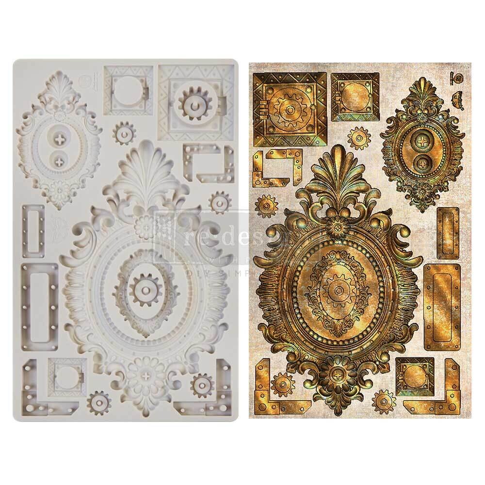 Prima Marketing - Re-Design Decor Mould - 5"x8" - Grungy Frames