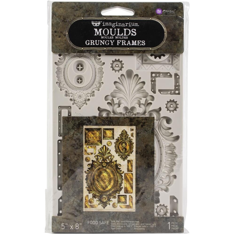 Prima Marketing - Re-Design Decor Mould - 5"x8" - Grungy Frames