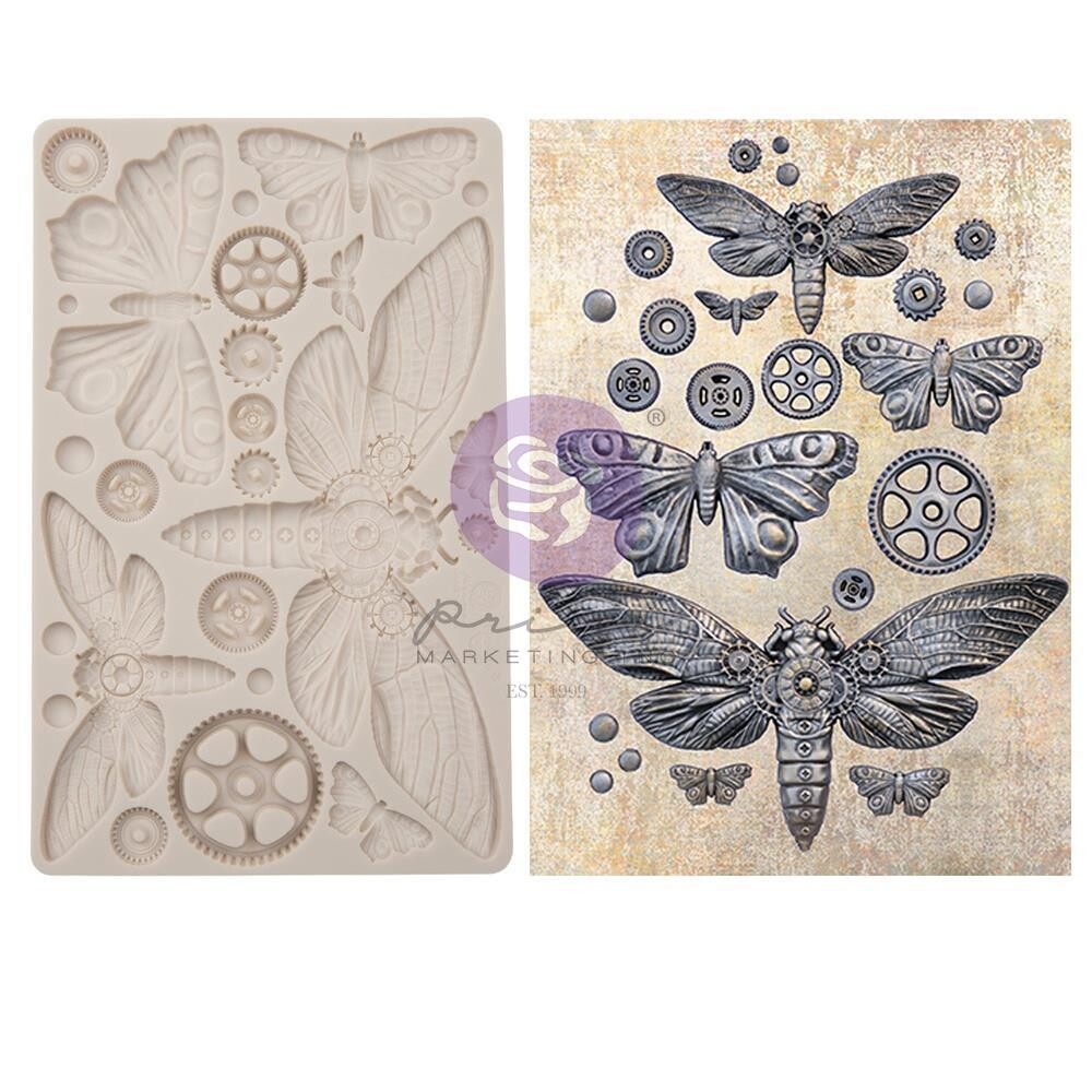 Prima Marketing - Re-Design Decor Mould - 5&quot;x8&quot; - Mecha Moth