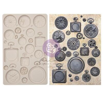 Prima Marketing - Re-Design Decor Mould - 5&quot;x8&quot; - Pocket Watches
