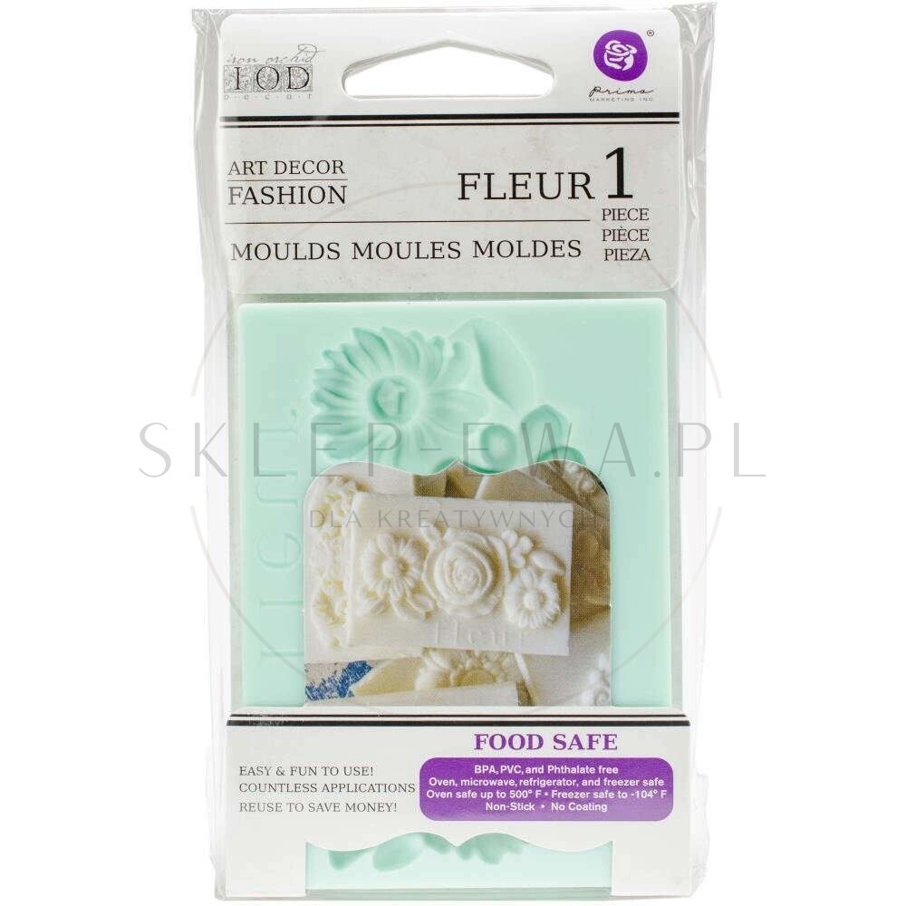 Prima Marketing - Iron Orchid Designs Decor Mould - Fleur 1