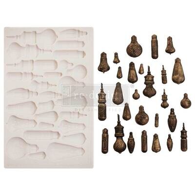 Prima Marketing - Finnabair Decor Mould - 5&quot;x8&quot; - Vintage Light Bulbs