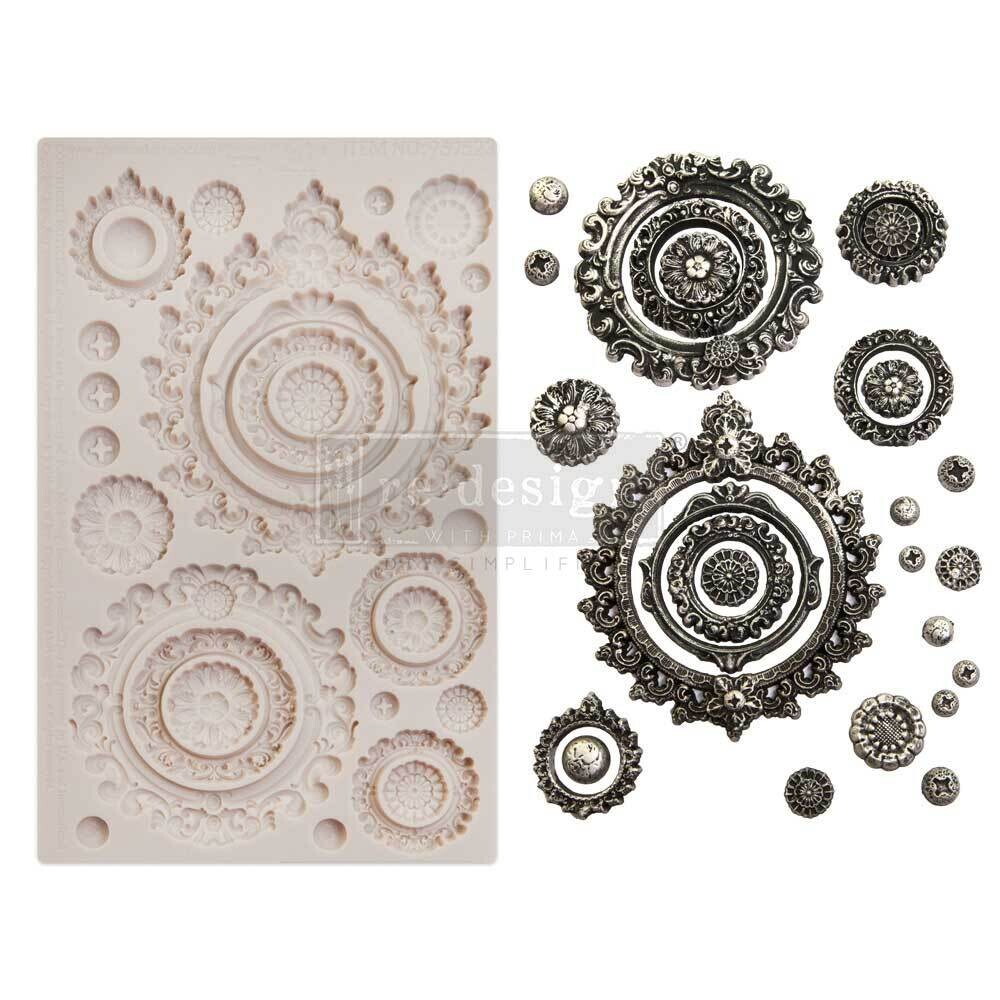 Prima Marketing - Finnabair Decor Mould - 5&quot;x8&quot; - Mirror Frames