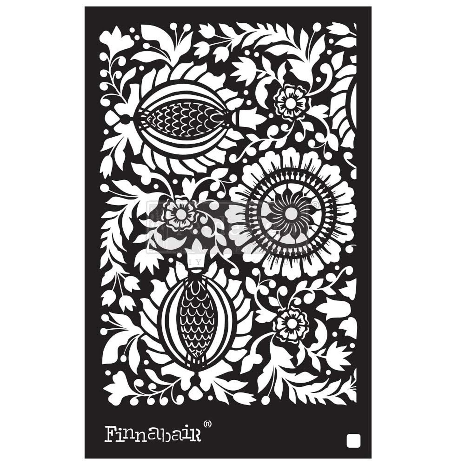 Prima Marketing - Finnabair Stencil - Folk Florals