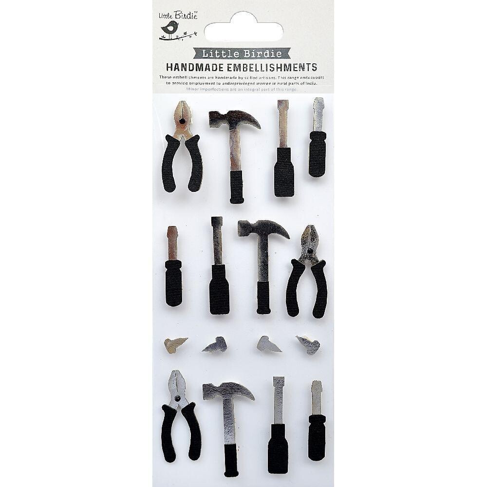 Little Birdie - Embellishment Stickers - Tools