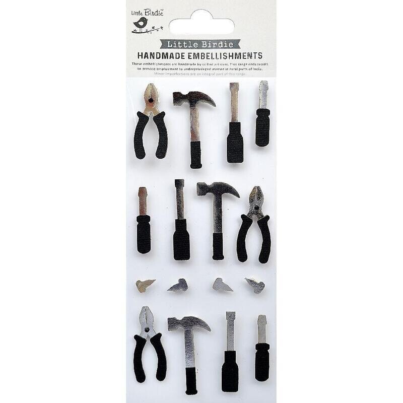 Little Birdie - Embellishment Stickers - Tools
