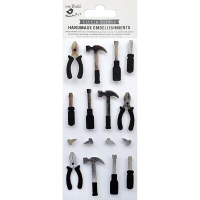 Little Birdie - Embellishment Stickers - Tools