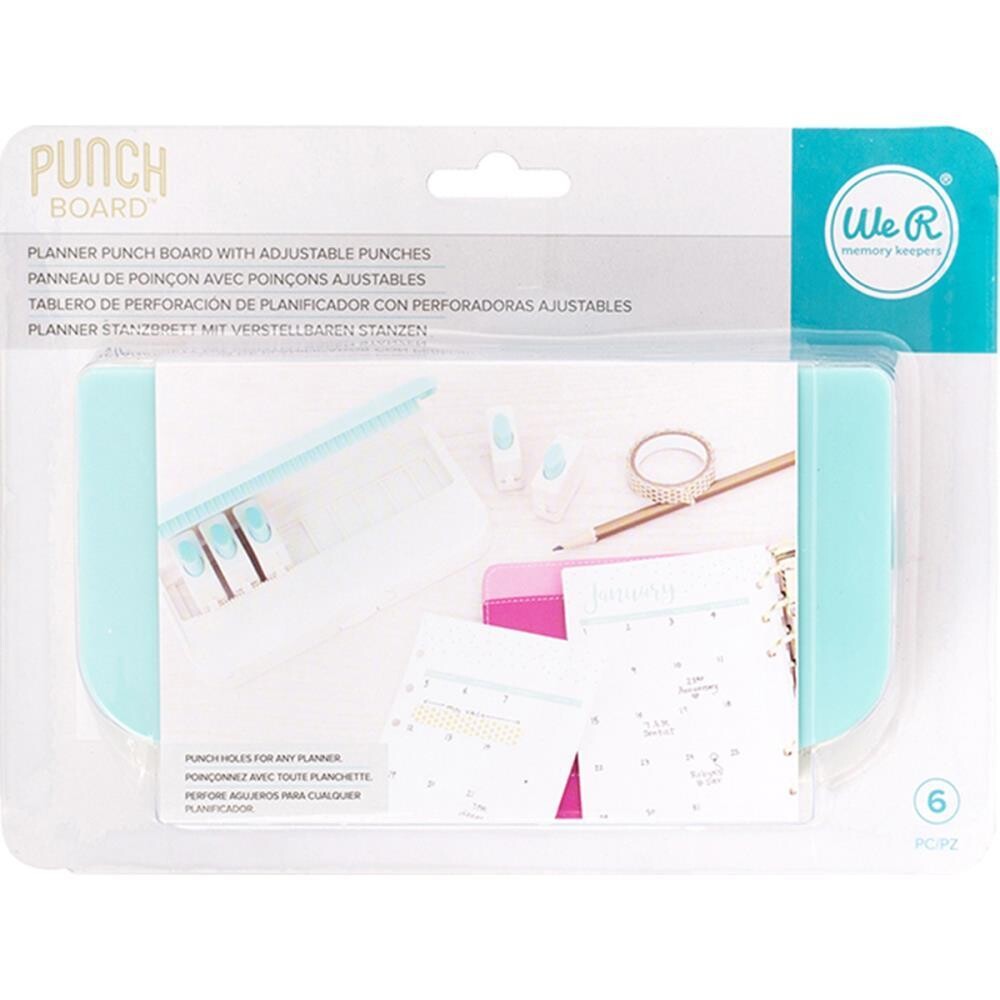 We R Memory Keepers - Planner Punch Board with Adjustable Punches