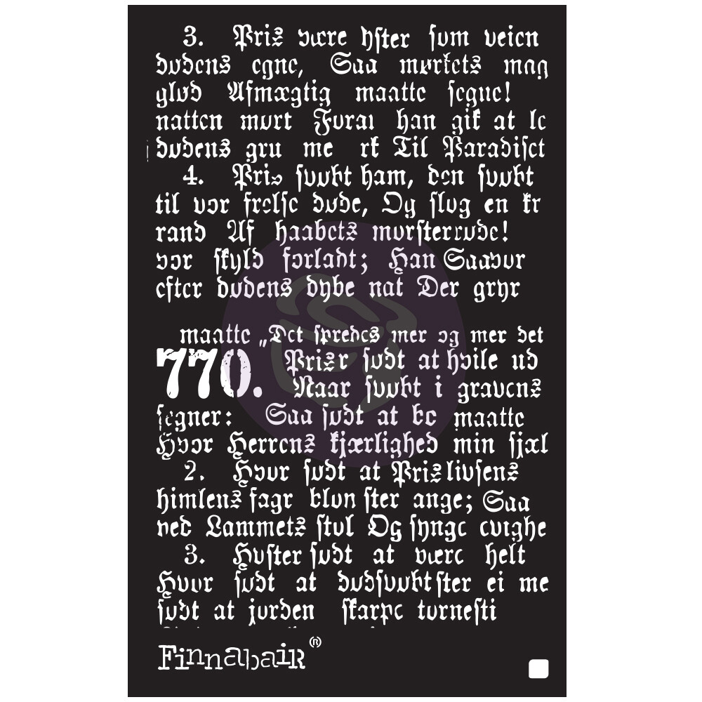 Prima Marketing - Finnabair Stencil - Gothic