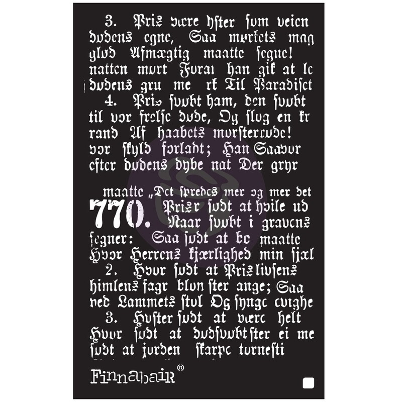 Prima Marketing - Finnabair Stencil - Gothic
