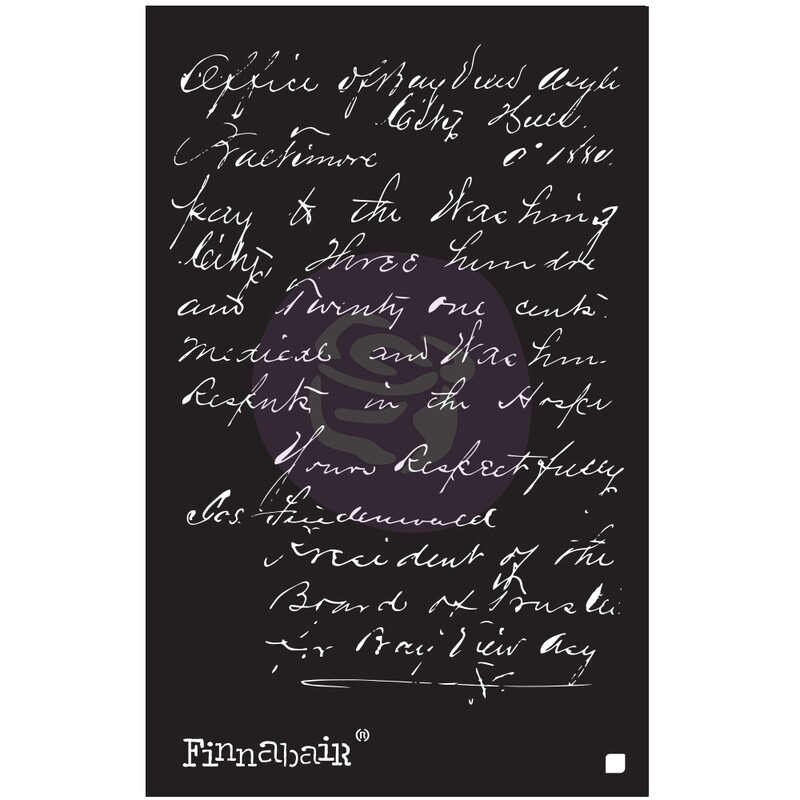 Prima Marketing - Finnabair Stencil - Read my Letter