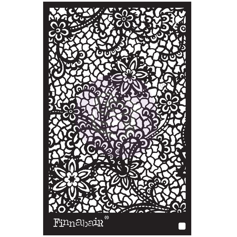 Prima Marketing - Finnabair Stencil - Floral Net