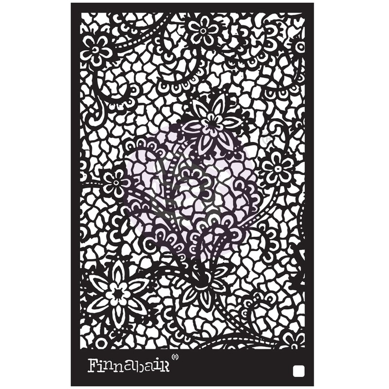 Prima Marketing - Finnabair Stencil - Floral Net