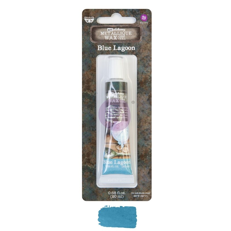 Prima Marketing - Art Alchemy - Blue Lagoon - Metallique Wax by Finnabair 