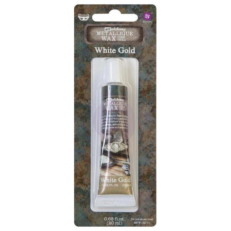 Prima Marketing - Art Alchemy - White Gold - Metallique Wax by Finnabair 