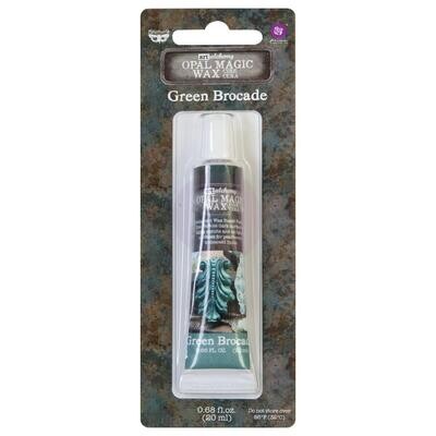 Prima Marketing - Art Alchemy - Green Brocade - Opal Magic Wax by Finnabair 