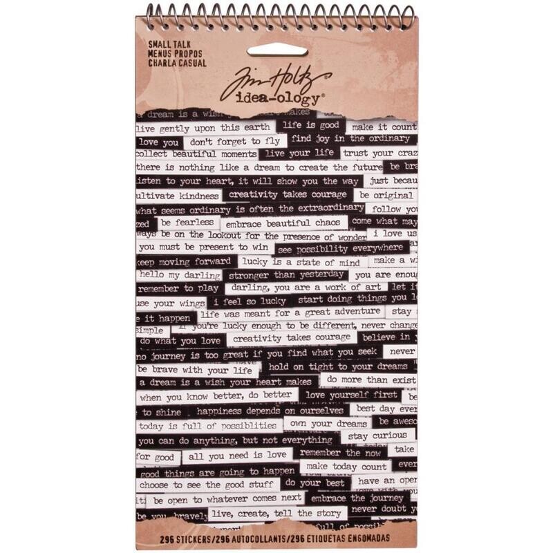 Tim Holtz - Idea-ology - Sticker Book - Small Talk