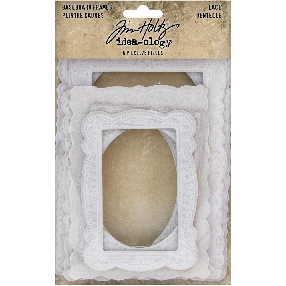 Tim Holtz - Idea-ology - Baseboard Frames - Lace
