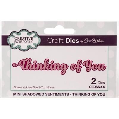 Creative Expressions Craft Dies - Thinking of You