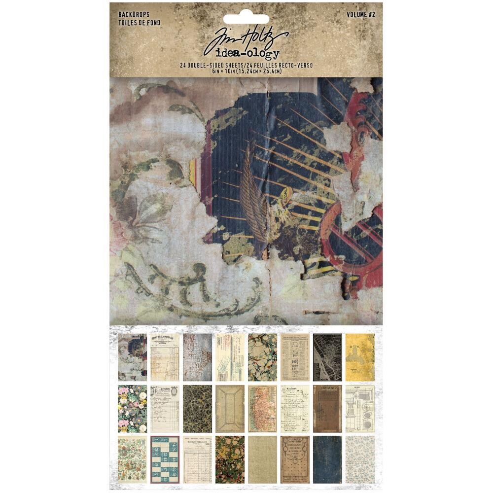 Tim Holtz - Idea-ology - Backdrops - Volume #2