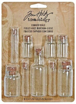 Tim Holtz - Idea-ology - Corked Vials