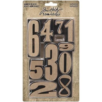 Tim Holtz - Idea-ology - Number Blocks