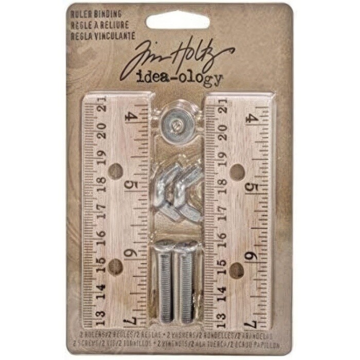 Tim Holtz - Idea-ology - Ruler Binding Hardware Kit