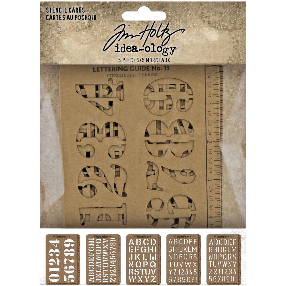 Tim Holtz - Idea-ology - Stencil Cards