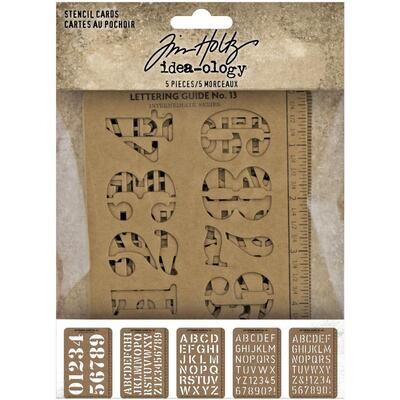 Tim Holtz - Idea-ology - Stencil Cards