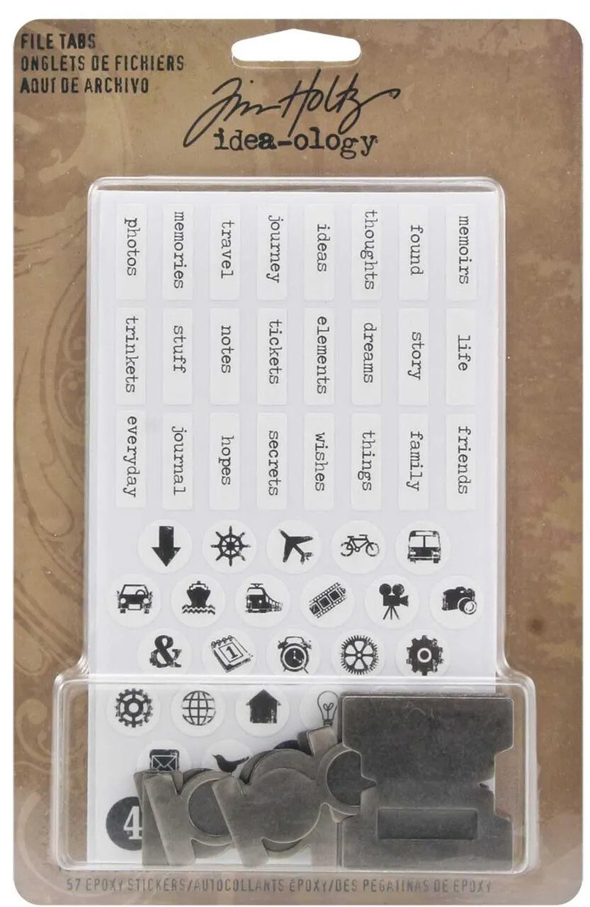 Tim Holtz - Idea-ology - File Tabs