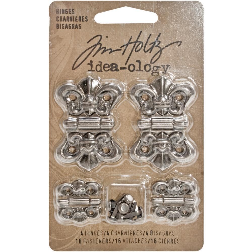 Tim Holtz - Idea-ology - Metal Hinges with Brads