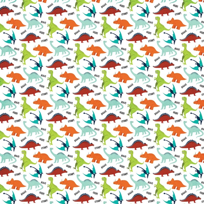 Echo Park - Imagine That - 12&quot; x 12&quot; Double-sided Paper -Dino Friends
