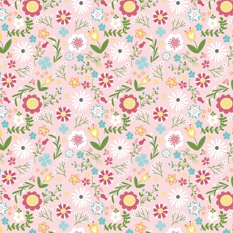 Echo Park - All Girl - 12&quot; x 12&quot; Double-sided Paper - Floral
