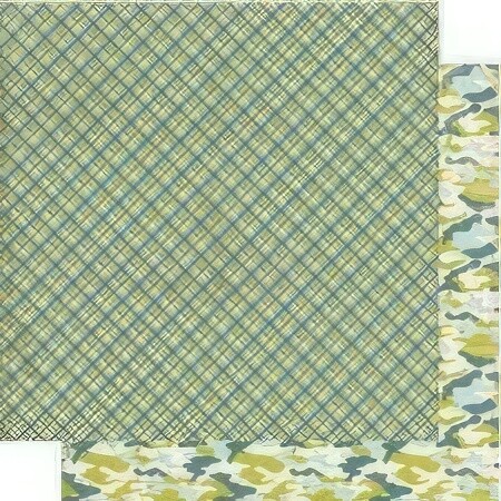 Authentique -  Youngster - 12&quot; x 12&quot; Double-sided Paper - Plaid