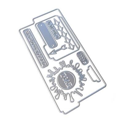 Elizabeth Craft Design - Metal Die - Journal your Life - Journal file - XL 1