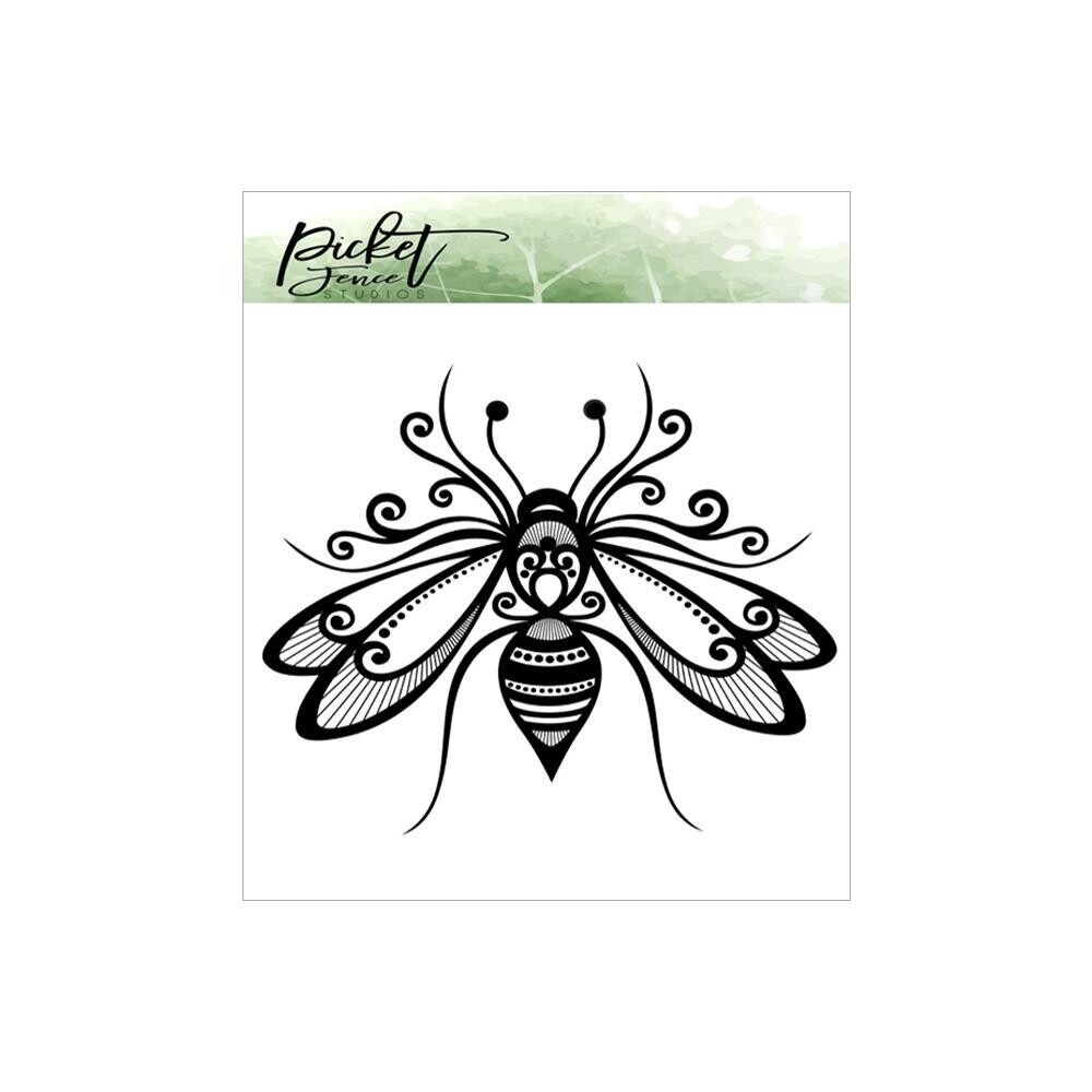 Picket Fence - Metal Die - Big Beautiful Bumble Bee
