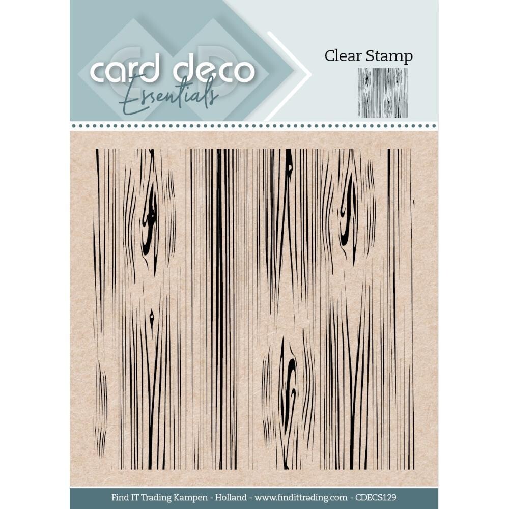 Finding It Trading - Clear Stamp - Woodgrain