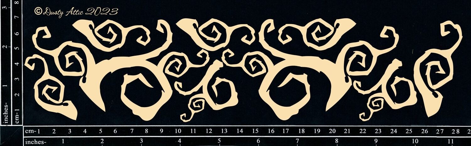 Dusty Attic - Chipboard - Alice Elements #16 - Crooked Branches