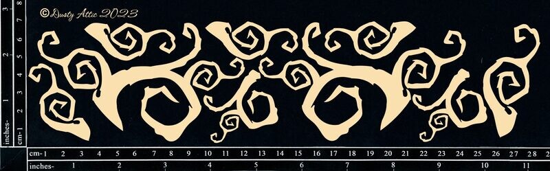 Dusty Attic - Chipboard - Alice Elements #16 - Crooked Branches