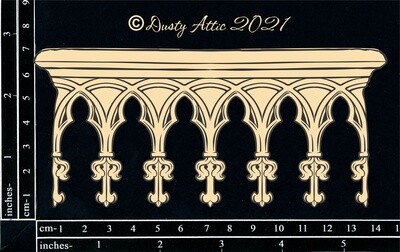 Dusty Attic - Chipboard - Halloween - Gothic Fretwork
