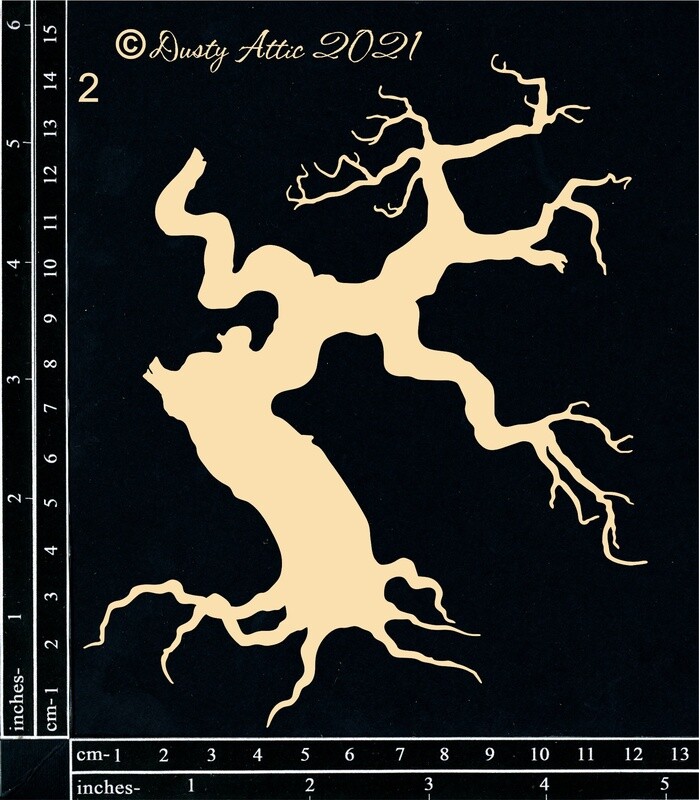 Dusty Attic - Chipboard - Halloween - Spooky Tree #2