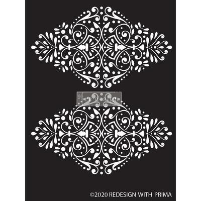 Prima Marketing - Re-Design Decor Stencil - Dotted Flourish