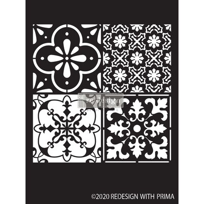 Prima Marketing - Re-Design Decor Stencil - Coastal Tile