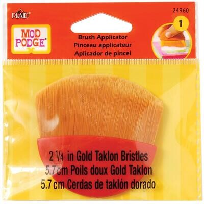 Plaid - Mod Podge - Brush Applicator - Gold Taklon