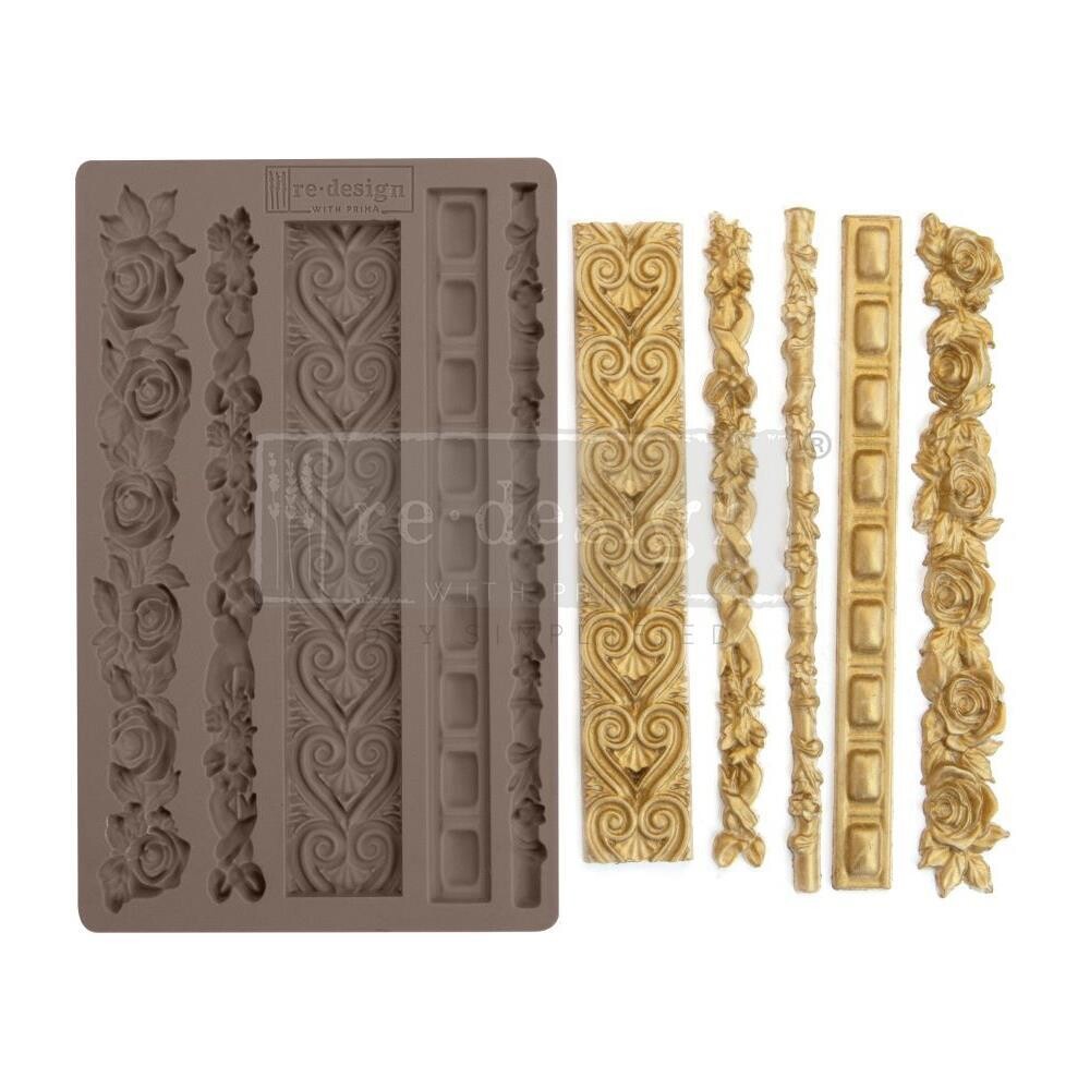 Prima Marketing - Re-Design Décor Mould - 5"x8" - Elegant Borders