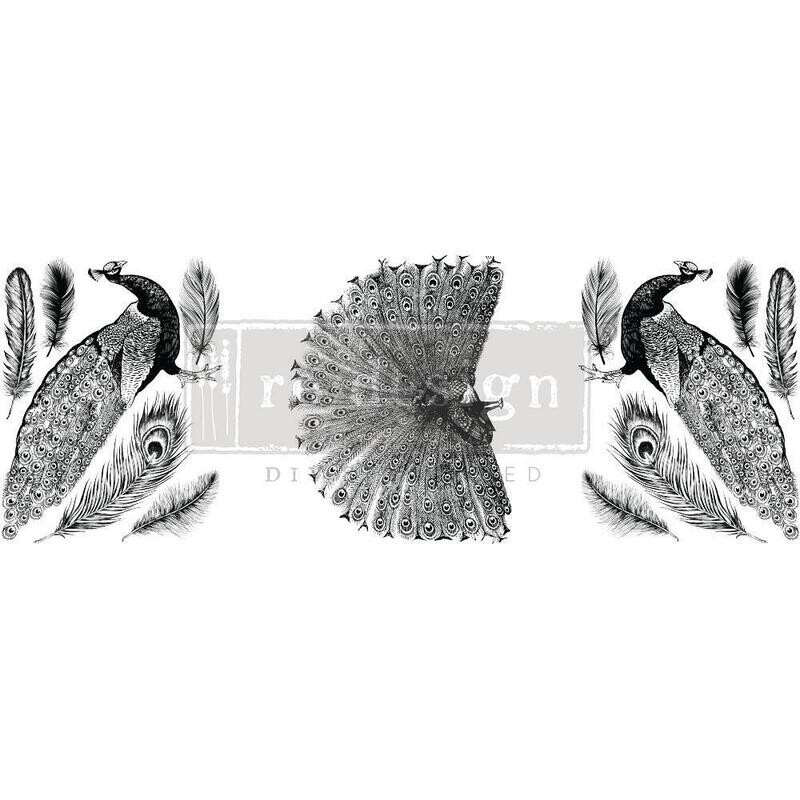 Prima Marketing - Re-Design Décor Transfers - Middy -Regal Peacock