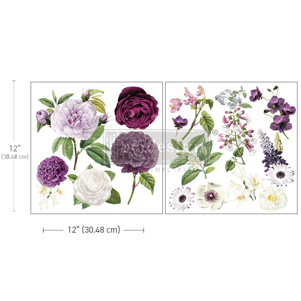 Prima Marketing - Re-Design Décor Transfers - Maxi - Majestic Blooms